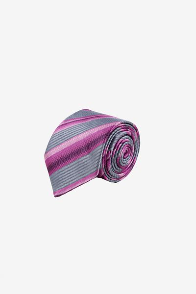 AC&Co / Altınyıldız Classics Men's Grey-pink Patterned Tie