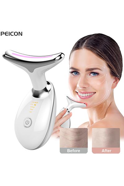 peicon مدلك الوجه EMS الوجه مكركرنت مكافحة الشيخوخة تدليك الوجه الرقبة الوجه رفع مدلك الجلد T...