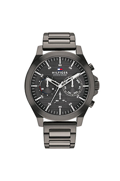 Tommy Hilfiger Men Lance 1710519 Stainless Steel Watch, 46mm, Gunmetal