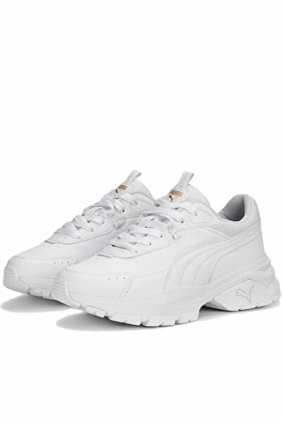 Puma Yüksek Taban Kadın Spor Ayakkabı Cassia Via Kadın Sneaker Ayakkabı 389223-01 BEYAZ