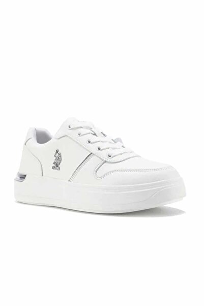 U.S. Polo Assn. U.S Polo Assn. Alka 4FX Kadın Sneaker Ayakkabı 101532314BEYAZ