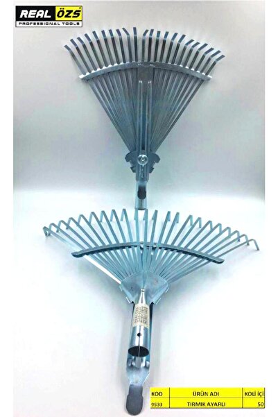 Ayarlı 22 Dişli Metal Tırmık