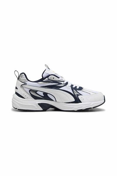 Puma Unisex αθλητικά παπούτσια Milenio Tech-Club Navy-White Unisex Sneaker Shoes 392322-05-2 Λευκό/Μπλε
