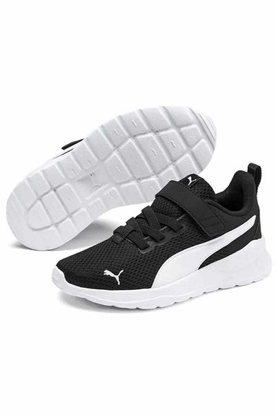 Puma Anzarun Lite AC+ PS+PSV Kids Sneaker Shoes372010-01 Black-White
