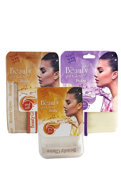 The Beauty Glove Bathroom Washcloth Set of 3 - 100% Viscous Woven Fabric -