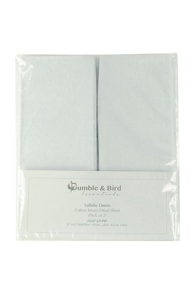 Bumble & Bird Basic Cotton Jersey for Moses Basket - 2pcs