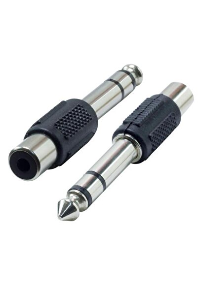Temiz Pazar Jack convertor stereo de 6,3 mm masculin/1 Tos femelă