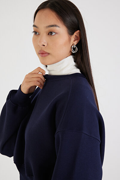 Addax Світшот з коміром-стійкою та шардоном - S3812-w1