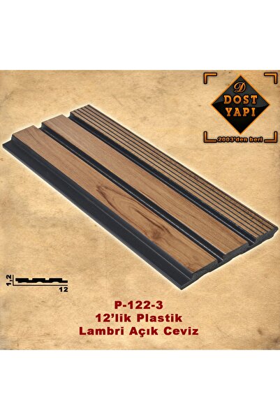 Dost PLASTİK MEŞE LAMBRİ  12X280 10AD ÖZEL FİYAT