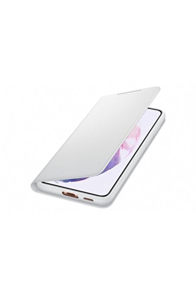 Samsung Galaxy S21 Plus / S21 Plus 5g Ile Uyumlu Led View Kılıf Açık Gri Ef-ng996pjegtr
