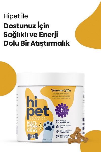 HiPet Multivitamin Çiğnenebilir Tablet