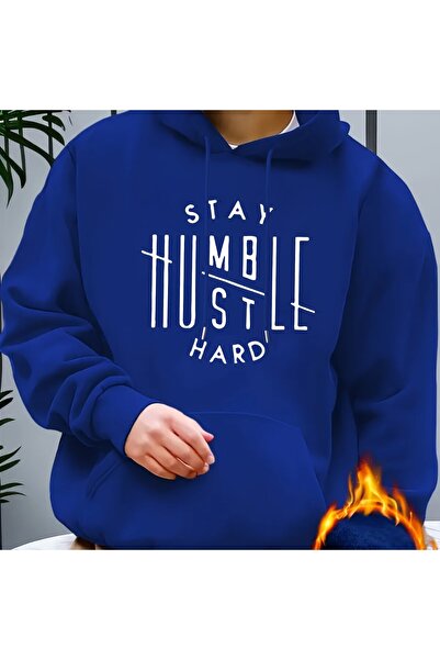 Lider Leather Hanorac imprimat cu glugă - amestec de bumbac și poliester, des...