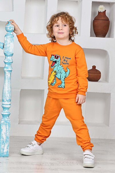 relax kids Dinasor Printed Men's Suit