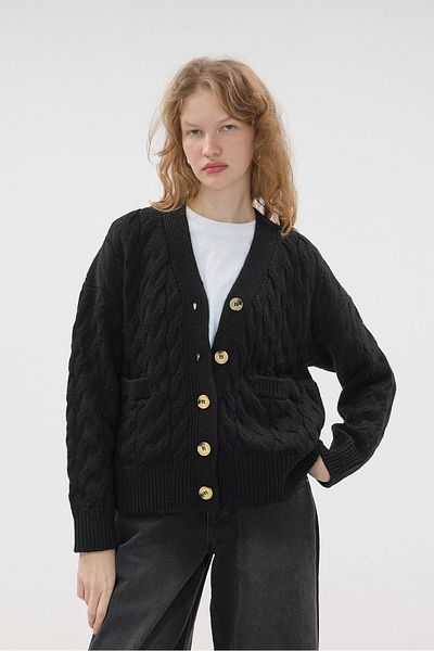 Addax Double Pocket Buttoned Knitwear Cardigan H3388-C13