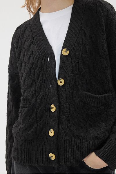 Addax Double Pocket Buttoned Knitwear Cardigan H3388-C13