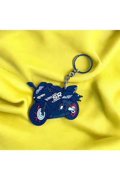 Lambbos Cfmoto 250Sr Black Keychain