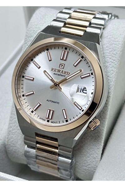 Reward Grey/Rosegold Band Automatic Men's Wristwatch
