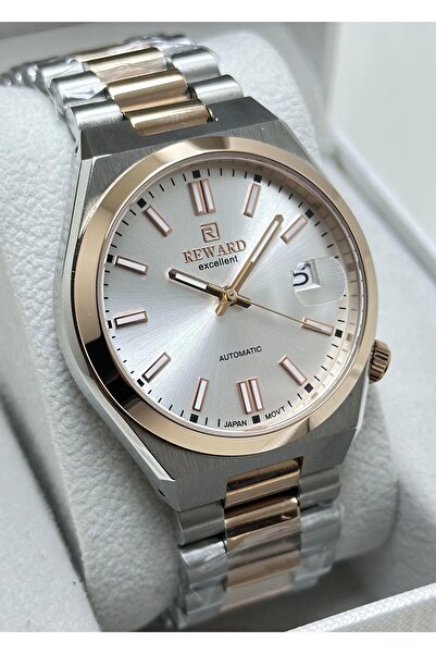 Reward Grey/Rosegold Band Automatic Men's Wristwatch