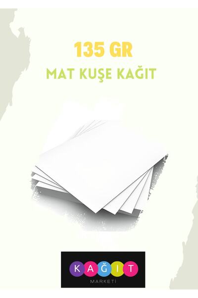ÇÖZÜM KAĞIT A4 Mat Kuşe 135 Gr 500 Adet