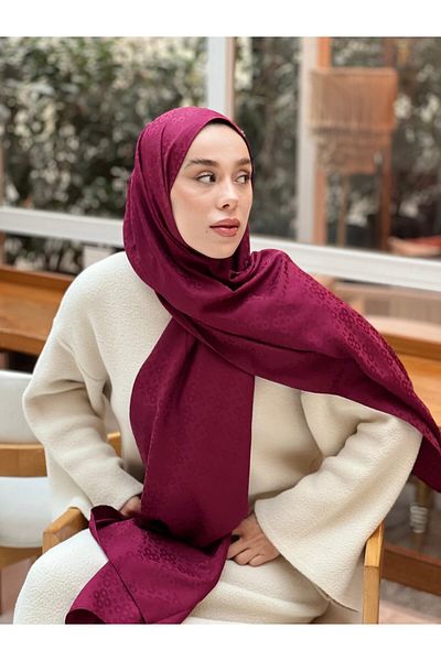 Modakaşmir Şal cu model cu bule din seria Jacquard mătăsos