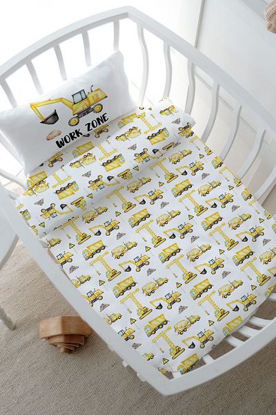 Tuğba Kuğu Mother's Side Crib Duvet Cover Set (60X100) - Iconic Series - Business Machinery