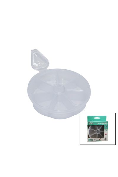 Mu Art 7 Compartments Plastic Medicine Box