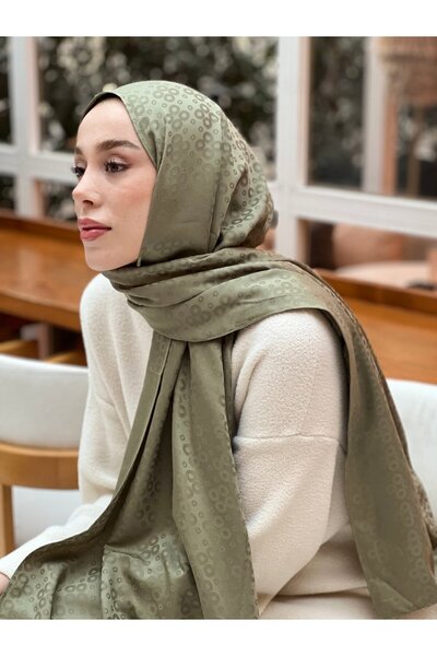 Modakaşmir Silky Jacquard Series Bubble Pattern Shawl