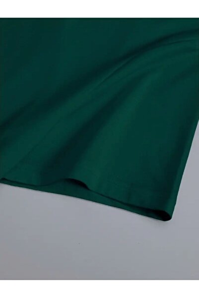 caddekombin Why Not Baskılı Unisex Pamuklu Yuvarlak Yaka Yeşil  T-shirt