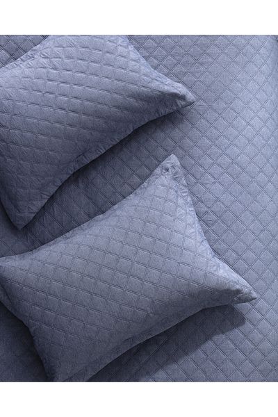Madame Coco Relinda Double Bedspread - Indigo