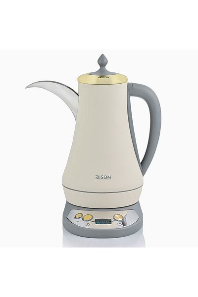 Edison Saudi Coffee Pot White 1.3L 1800W