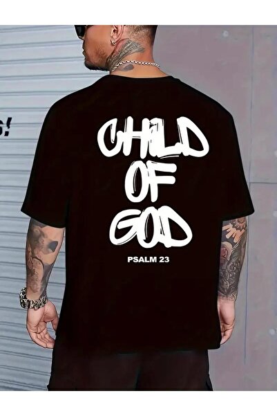 caddekombin Μπλουζάκι Child Of Arka με στάμπα από βαμβακερό χτενισμένο βαμβάκ...