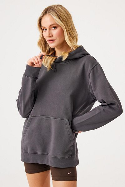 Jerf Anthracite Hooded Unisex Sweatshirt - Lydney