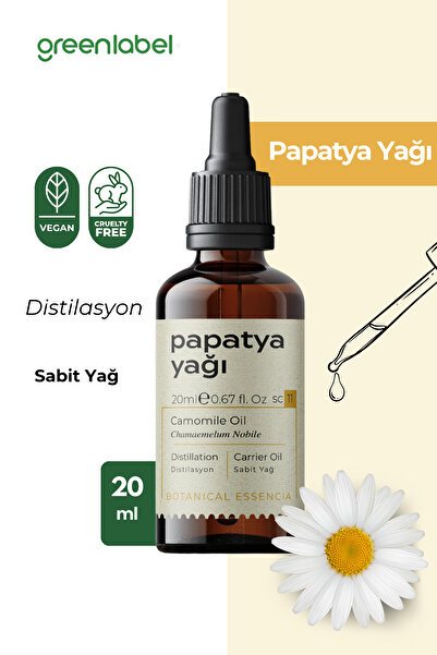 Greenlabel Alman Papatyası Yağı %100 Doğal Ve Saf 20ml