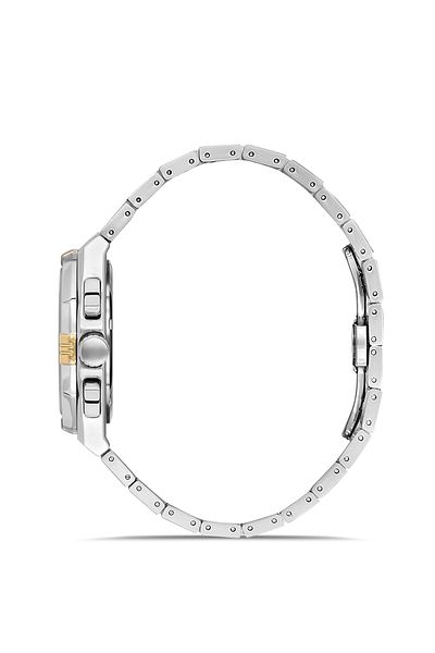 FERRO Silver Steel Band Men's Wrist Watch Fm40137A-D6