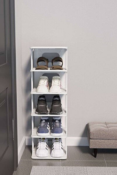 Mutfak Köşesi Tidy 5 Katlı Ayakkabılık, Ayakkabı Düzenleyici, Organizer