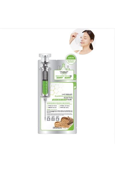DEOPROCE Moisturizing, Nourishing and Anti-Skin Stress Placenta Extract Face Mask