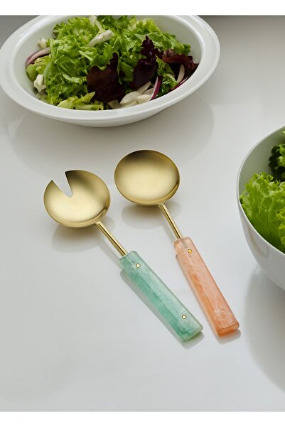 RİVO HOME DECOR Duo Salad Serving Set 2 Pieces