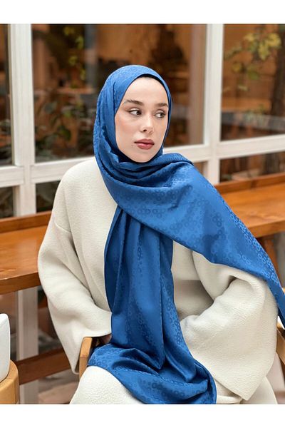 Modakaşmir Silky Jacquard Series Bubble Pattern Shawl