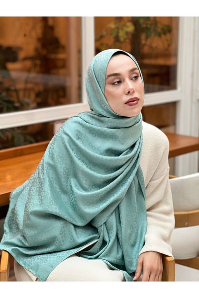 Modakaşmir Silky Jacquard Series Bubble Pattern Shawl
