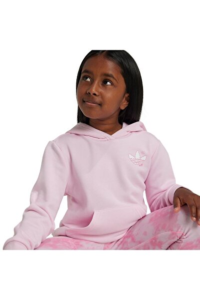 adidas Ροζ Γυναικεία Φόρμα Σετ - Σετ Φούτερ Jn4684