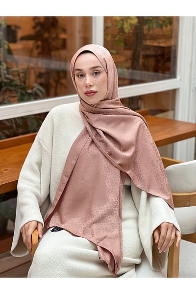 Modakaşmir Silky Jacquard Series Bubble Pattern Shawl