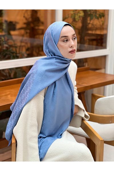 Modakaşmir Silky Jacquard Series Bubble Pattern Shawl