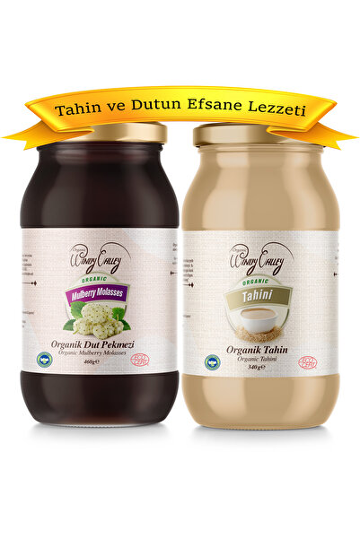 Organic Windy Valley Organik Dut Pekmezi (460GR) & Organik Tahin (300GR) Şeker Ilavesiz