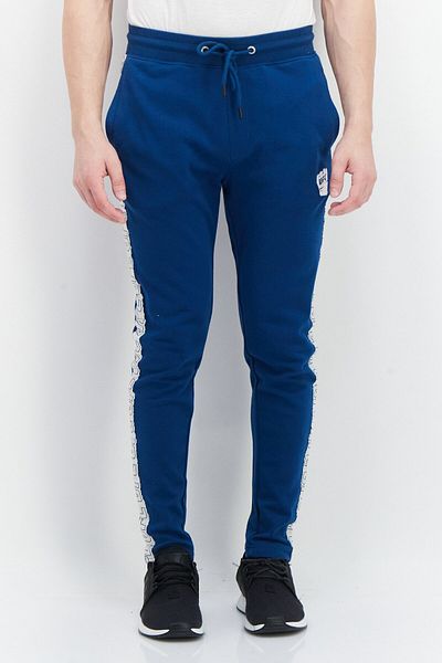 UFC Men Sportswear Fit Drawstring Training Sweatpants, Teal Blue
