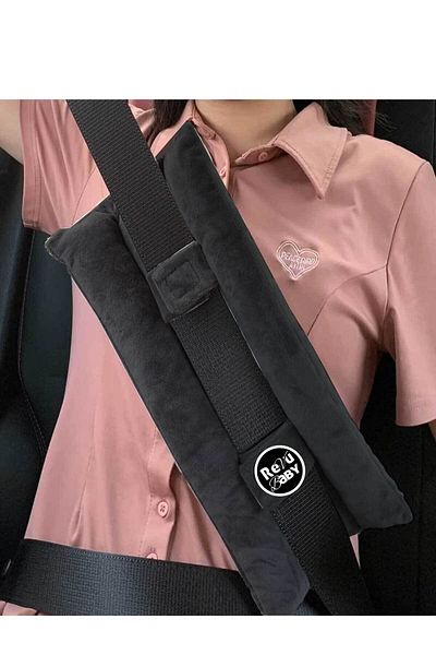 RevuBaby Black Maternity Belt - Softening Post Surgery Comfort Pad