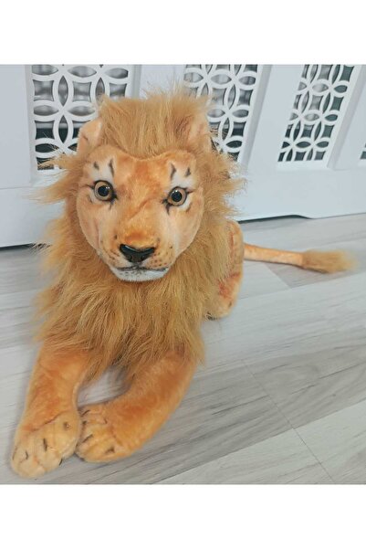 LRS STORE High Quality Plush Lion Toy - Super Real Leon 60cm