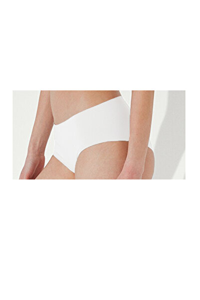GRSN Chiloți cu talie înaltă din lycra, fără sudură, fără urme, din piele albă și neagră