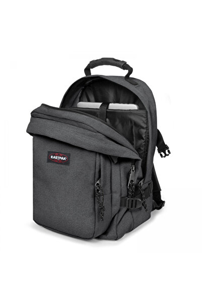 Eastpak Provider Black Denim Large Laptop Backpack