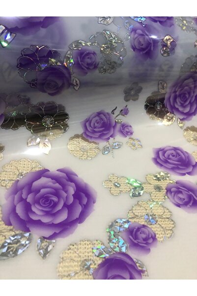 polset MASA ÖRTÜSÜ ŞEFFAF DESENLİ MASA ÖRTÜSÜ 1.7mm KALIN PVC KAYMAZ 80 CM X ...