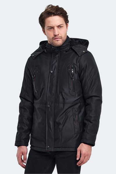 Slazenger Hold Black Men's Coat - St21Je007-500S Model